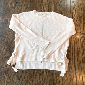 Autumn Cashmere Long Sleeves Pullover Light Pink Sweater Size Small